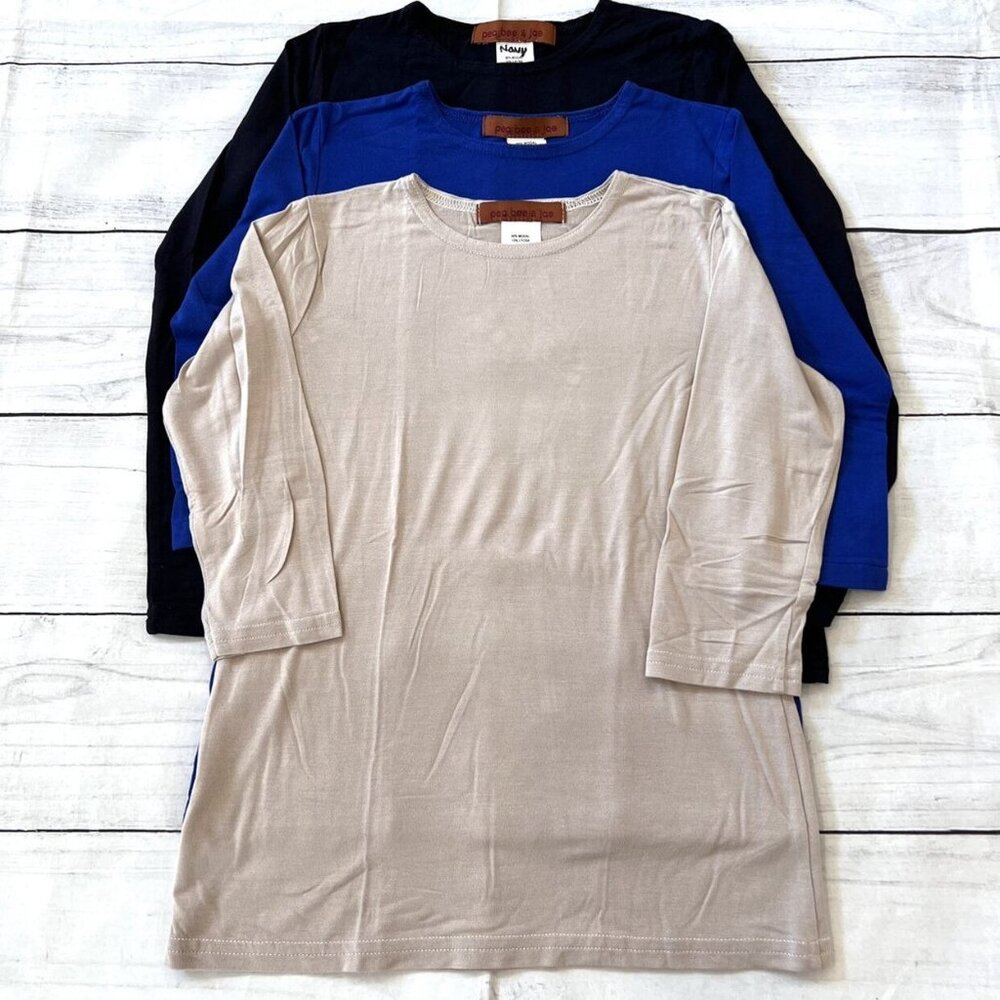 Pea Bee & Jae Bundle Of 3 Layering Tees